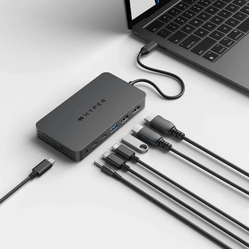 HyperDrive Next Dual 4K HDMI 7 Port USB-C Hub