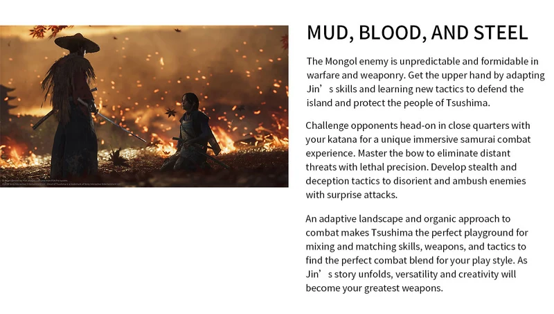 PS4 Game Ghost of Tsushima - PlayStation 4