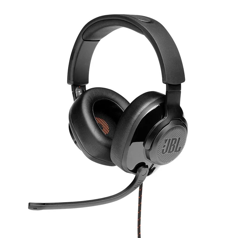 JBL Quantum 200 Wired Over-Ear Gaming Headphones Q200 with flip-up Microphone