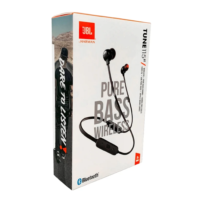 JBL Tune 115BT in-Ear Wireless Headphones with Remote Deep Bass Quick Charging