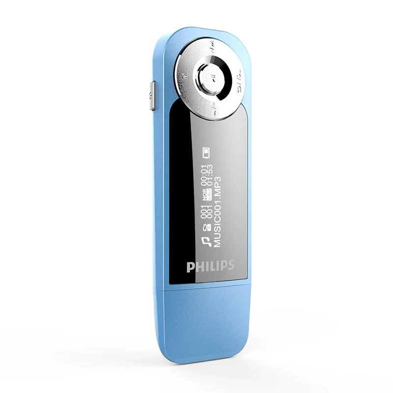 Philips SA1208 Mini Clip MP3 Player with Direct USB Digital Player FM Radio / 8GB