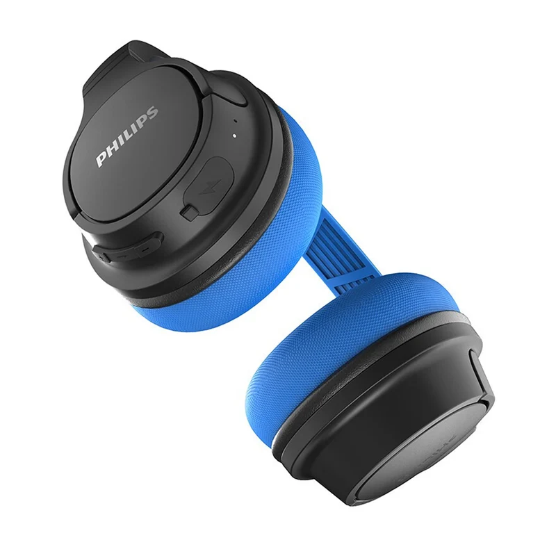 Philips ActionFit SH402 Wireless 40mm Bluetooth 5.0 Headphones with IPX4 20+ Hours Echo Cancellation Quick Charge - TASH402