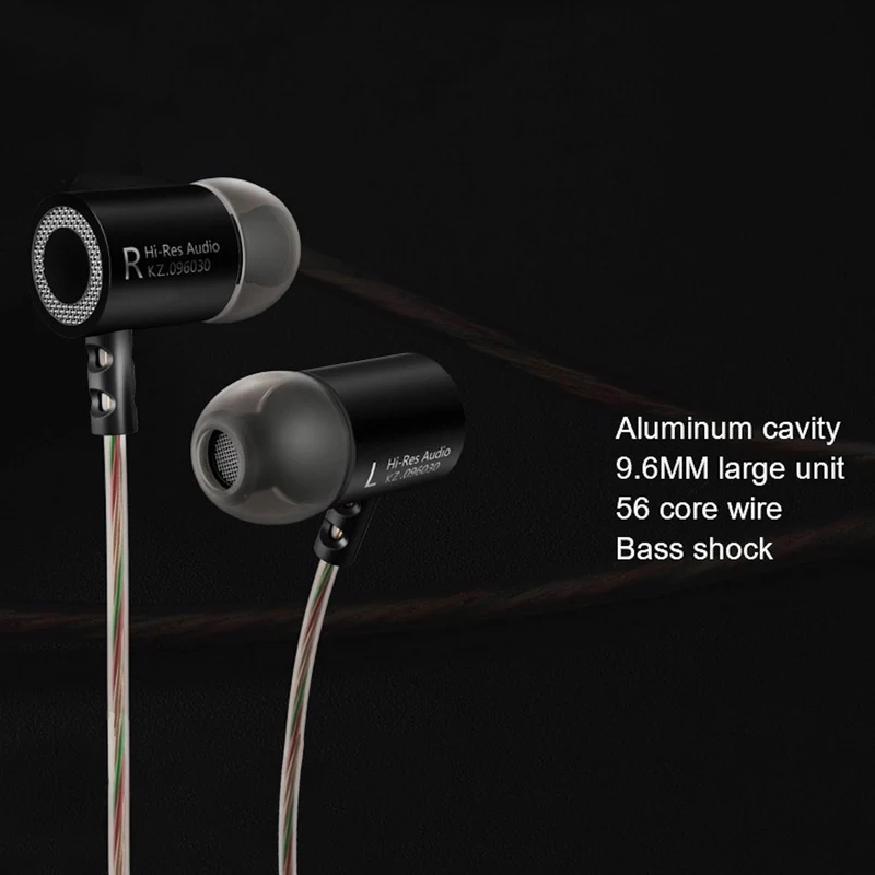 Original KZ Z1 black High-End Kopfhörer In-Ear PU-Hardcase Bass Beats