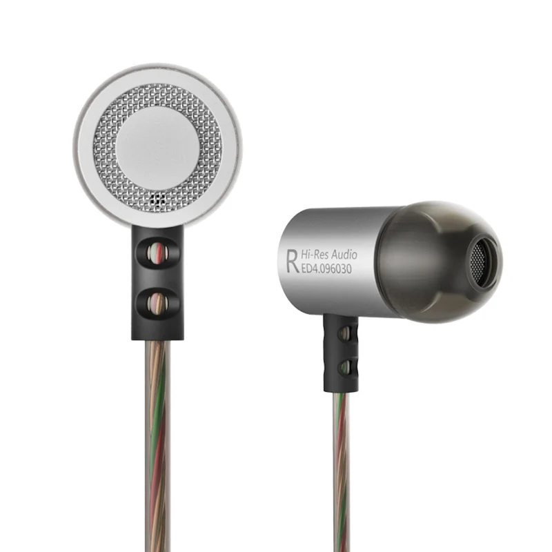 Original KZ ED4 HS silber High-End Headset Kopfhörer In-Ear Hardcase Beats