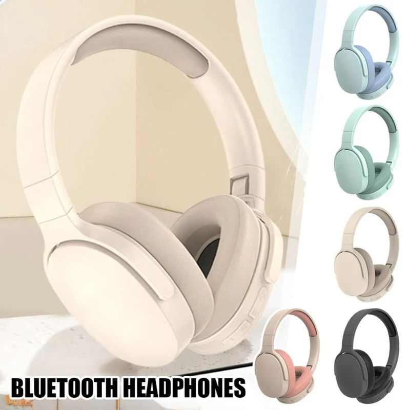 Wireless Bluetooth 5.3 Kopfhörer Bass Over Ear Hifi Stereo Headset True Sport
