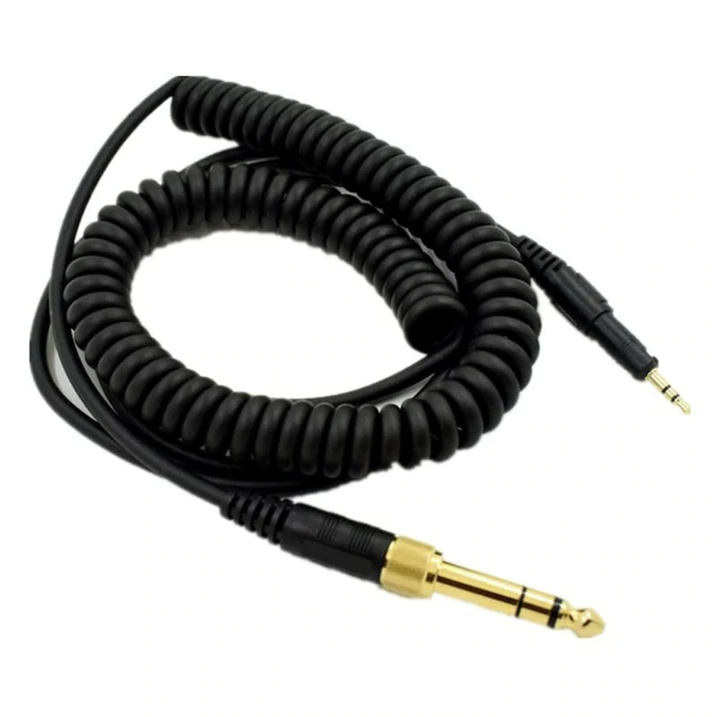 1,4-2,8m Audio Spiral Anschlusskabel Audio Technica Pioneer Sennheiser ...