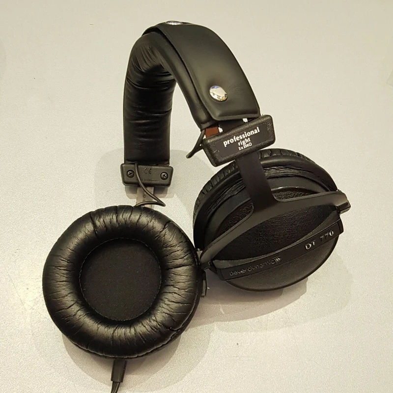 Kunstleder Ohrpolster Kopfband Beyerdynamic DT990 DT880 DT770 Kopfhörer