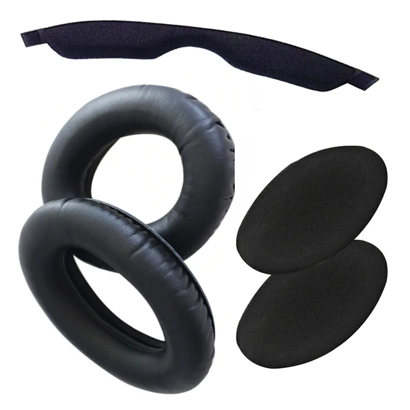 Velour Ohrpolster Kopfband für Sennheiser Kopfhörer HD545, HD580, HD600, HD650, HD660