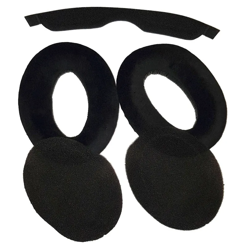 Velour Ohrpolster Kopfband für Sennheiser Kopfhörer HD545, HD580, HD600, HD650, HD660