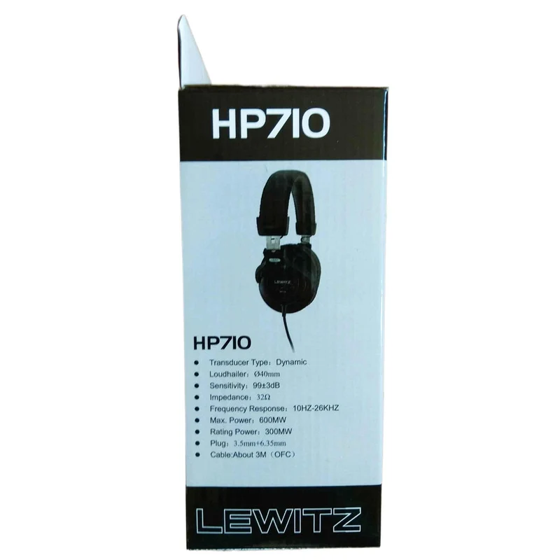 Lewitz HP710 Kopfhörer – Klarer Sound & hoher Komfort zum Top-Preis