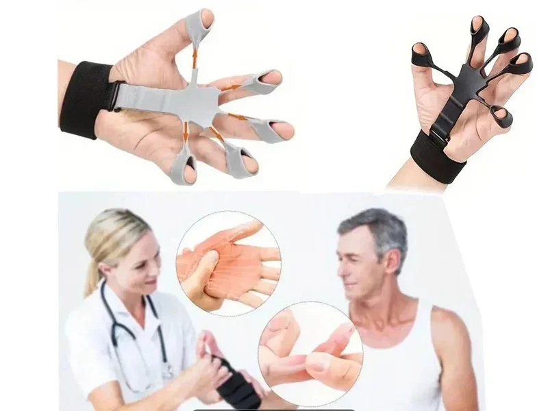 Fingertrainer Handtrainer Griffkrafttrainer Verstellbar Fingerhantel Fitness