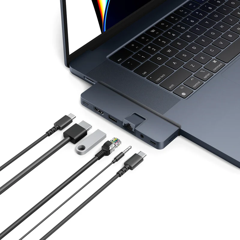 HyperDrive DUO PRO 7-in-2 USB-C Hub - Midnight Blue