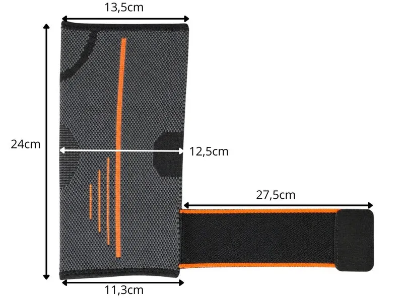 Elastische Ellenbogenbandage mit Klettverschluss – verstellbare Stützbandage für Sport und Alltag