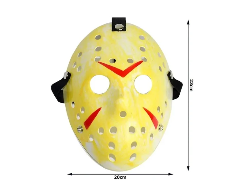 Jason Maske Eishockeymaske Hockeymaske Horror Halloween Kostüm Karneval Vintage