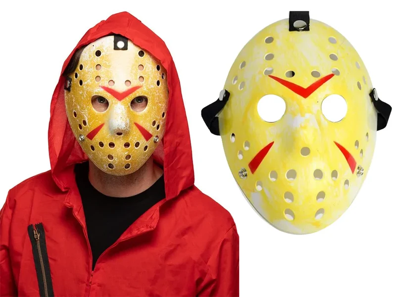 Jason Maske Eishockeymaske Hockeymaske Horror Halloween Kostüm Karneval Vintage