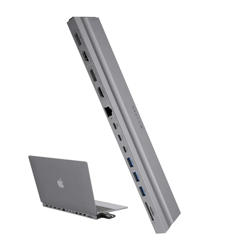 HyperDrive 4K Ｍulti-Display Docking Station for 13"-16" MacBooks