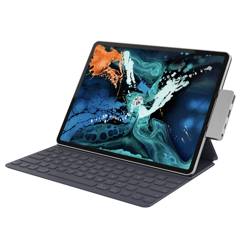 HyperDrive 4-in-1 USB-C Hub for iPad Pro/Air - Grey