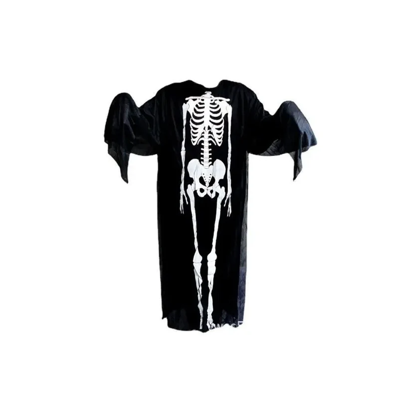 Skelett Kostüm Damen & Kinder Halloween Jumpsuit Cosplay Karneval Verkleidung