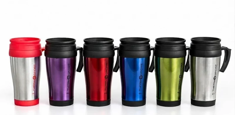 Thermobecher 400ml Kaffeebecher To Go Isolierbecher Edelstahl Reisebecher Auto