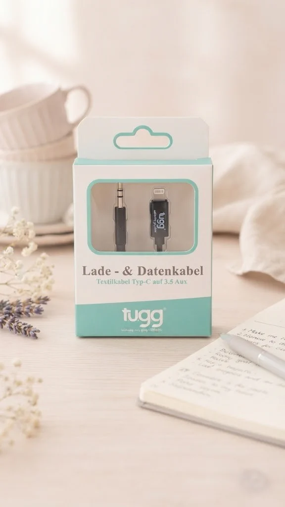 Ladekabel Typ-C Micro USB 3A 15W Schnellladekabel Datenkabel 1,2m Tugg