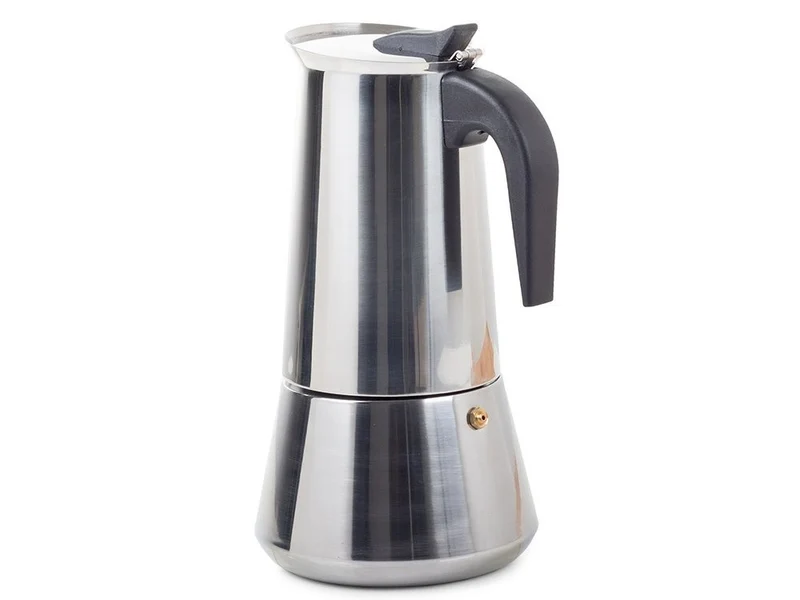 Edelstahl Espressokocher 600ml Espresso Maker Mokkakanne Kaffeekanne 12 Tassen