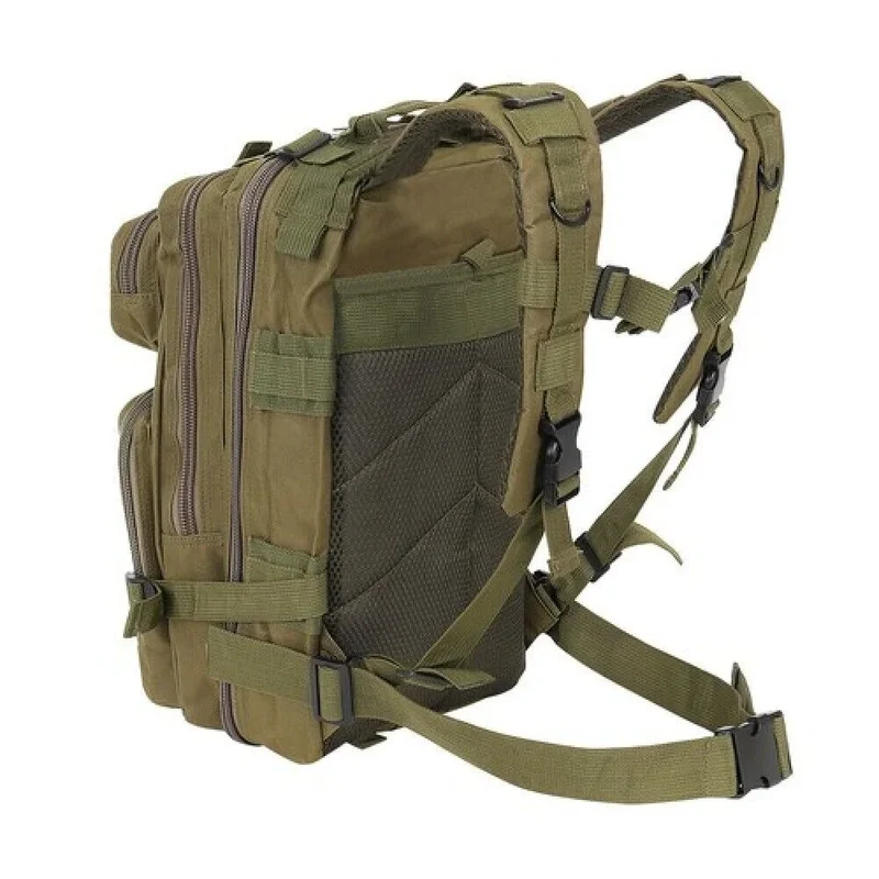 Militärrucksack 26L Camouflage – Tactical MOLLE Outdoor Rucksack in Oliv Grün für Wandern, Camping & Alltag