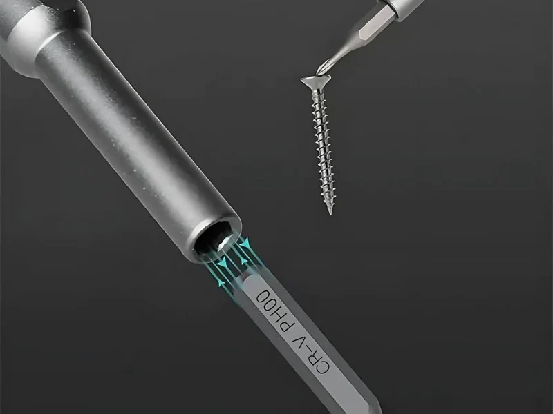 Präzisions Schraubendreher Set 24 Bits Magnetisch Feinmechaniker Werkzeug Etui
