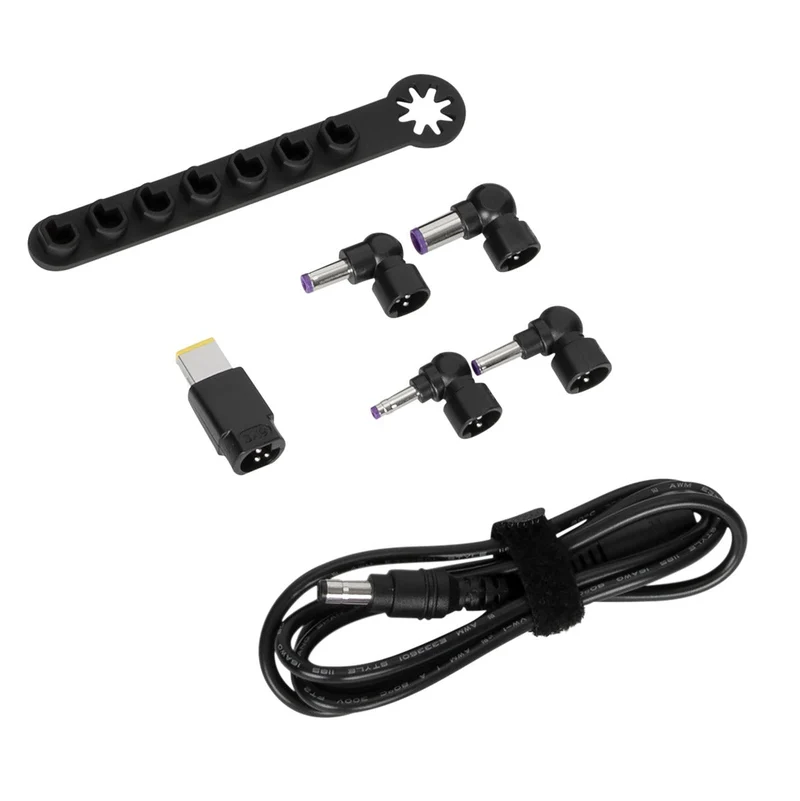 90W Legacy Power Accessory Kit (DC Cable to Tip + 5 Tips + Storage Bar) - 1.8M