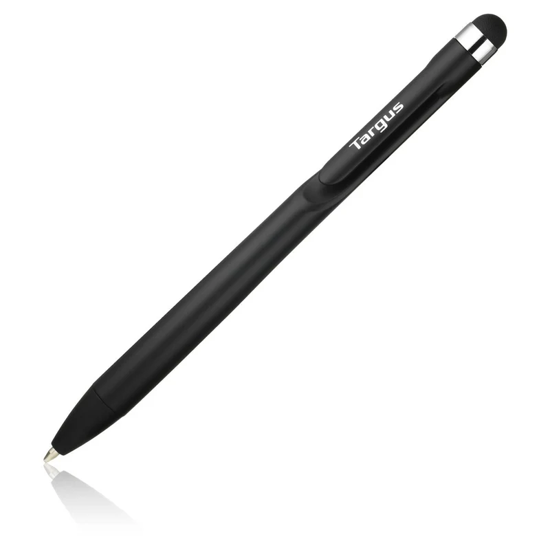 Antimicrobial 2-in-1 Stylus & Pen For Smartphones and Touchscreens - Black