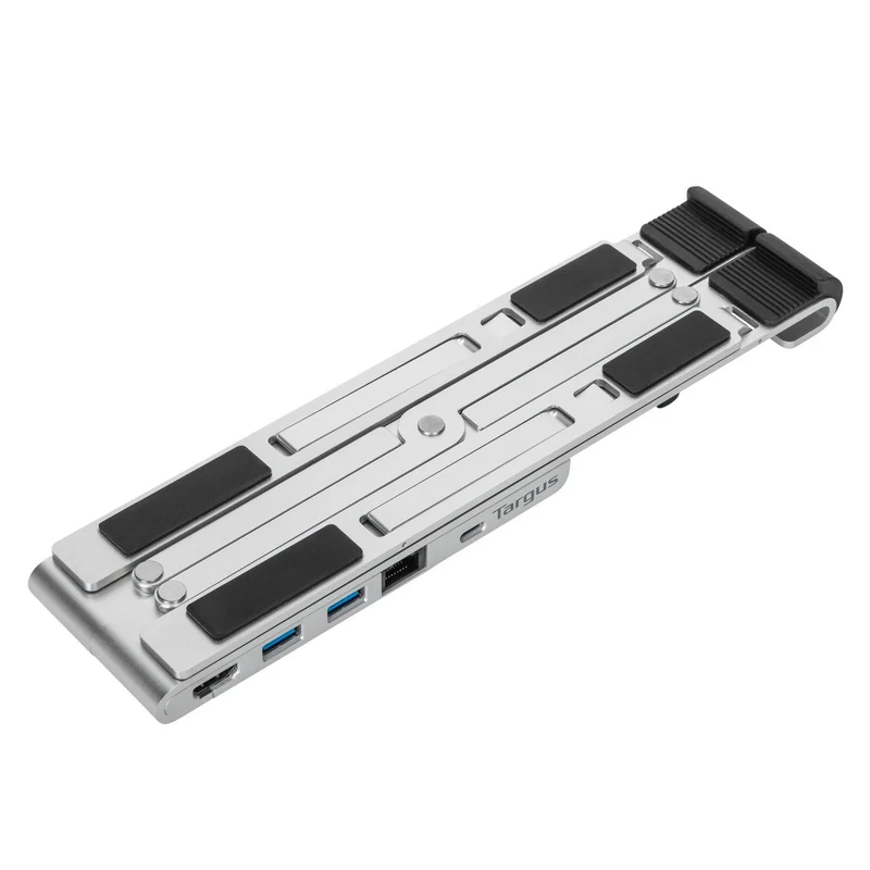 Portable Laptop Stand with Integrated Dock