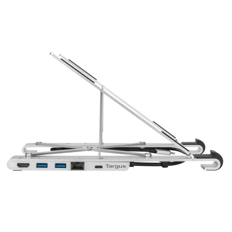 Portable Laptop Stand with Integrated Dock