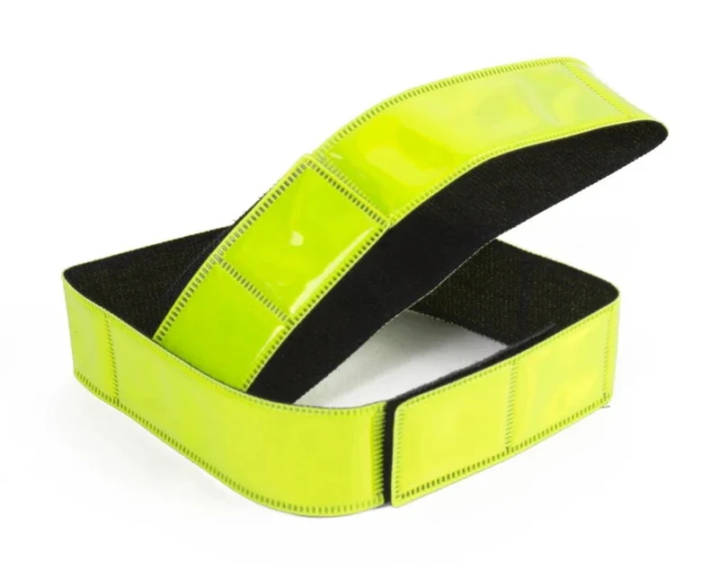 2x Reflektorband Leuchtarmband Reflexband Reflektierendes Band Joggen Fahrrad
