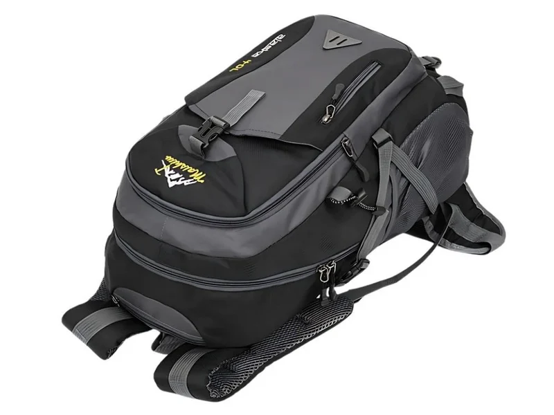 40L Wanderrucksack Trekkingrucksack Reiserucksack Schwarz Outdoor Camping Hüftgu