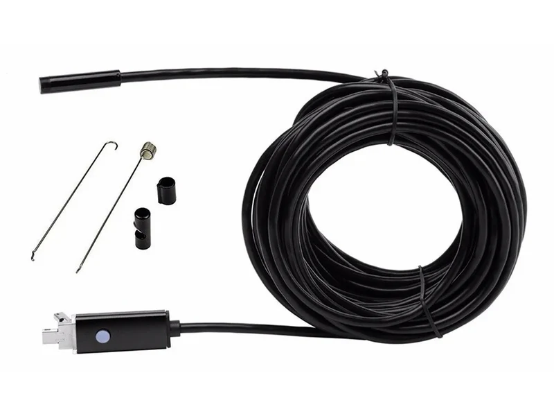 Endoskop Kamera 10m USB Android PC Inspektionskamera 5,5mm LED IP67 OTG