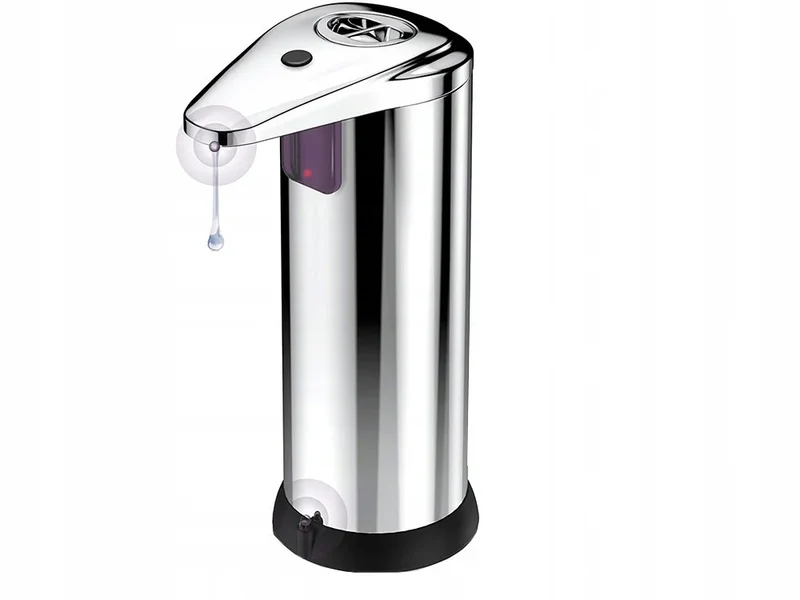 Automatischer Seifenspender 200ml Sensor Berührungslos Flüssigseife Silber