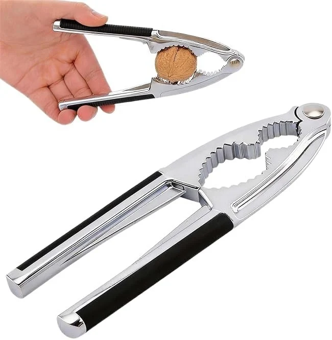 Edelstahl Nussknacker & Krustentierzange 15cm – Walnuss Haselnuss Hummer Zange