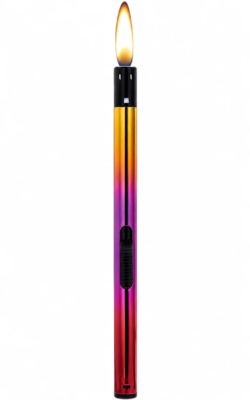 Jet Flame Stabfeuerzeug 21 cm Langfeuerzeug Elektrische Zündung Haushalt