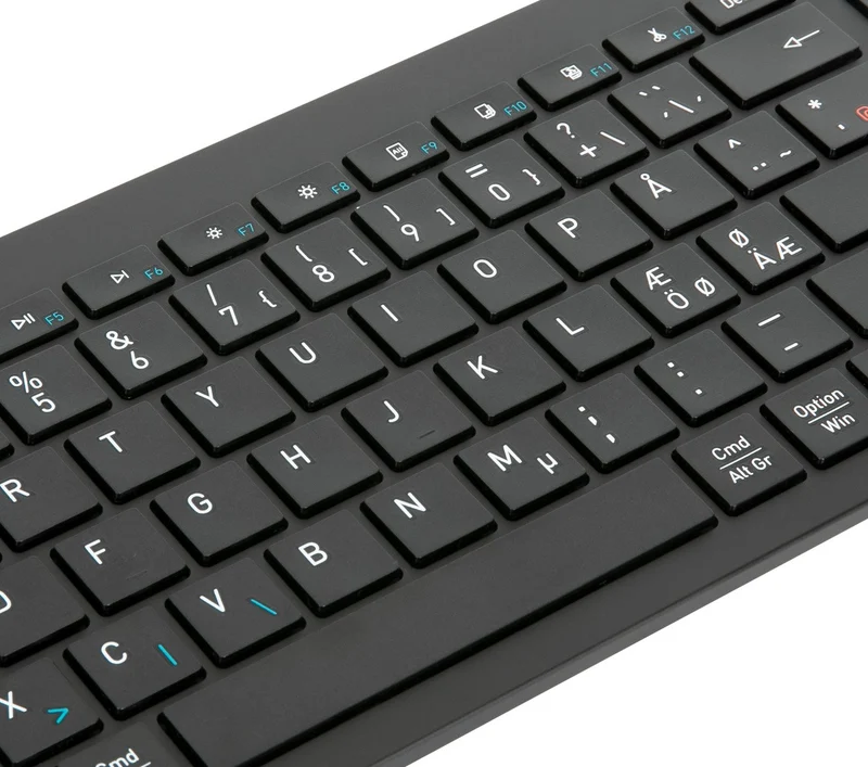 Antimicrobial Universal Midsize Bluetooth Keyboard (Nordic)