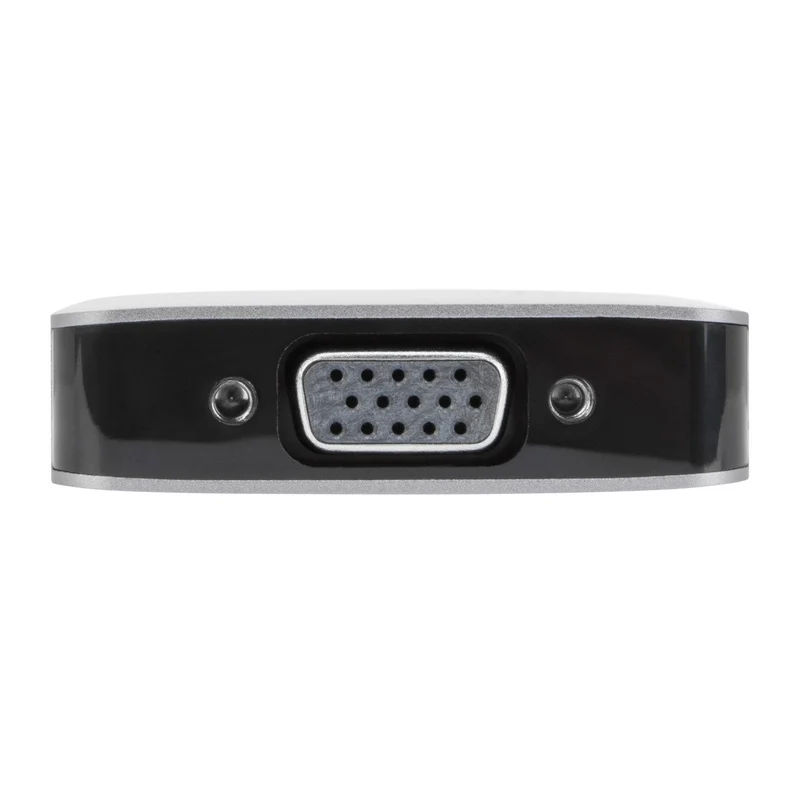 USB-C DP Alt Mode Single Video 4K HDMI/VGA Docking Station with 100W PD Pass-Thru