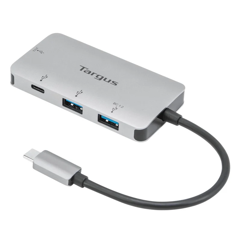 USB-C Multi-Port Hub with 2x USB-A and 2x USB-C Ports with 100W PD Pass-Thru