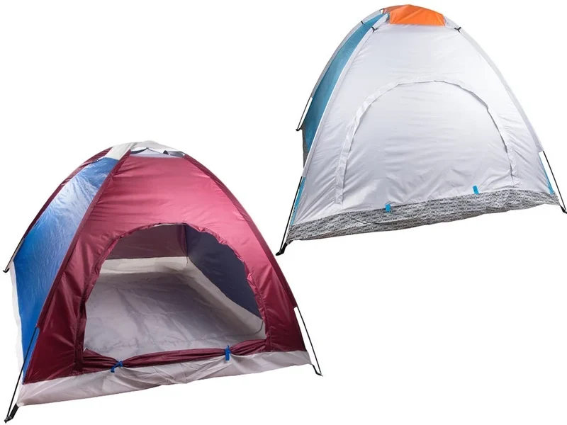 2 Personen Zelt Campingzelt mit Moskitonetz Wasserdicht Tragetasche Outdoor
