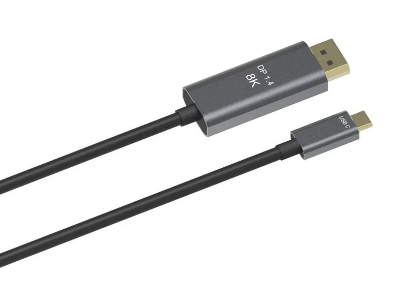 USB-C auf DisplayPort Kabel DP 1.4 8K 60Hz 4K 120Hz 1,8 m Monitor Adapter