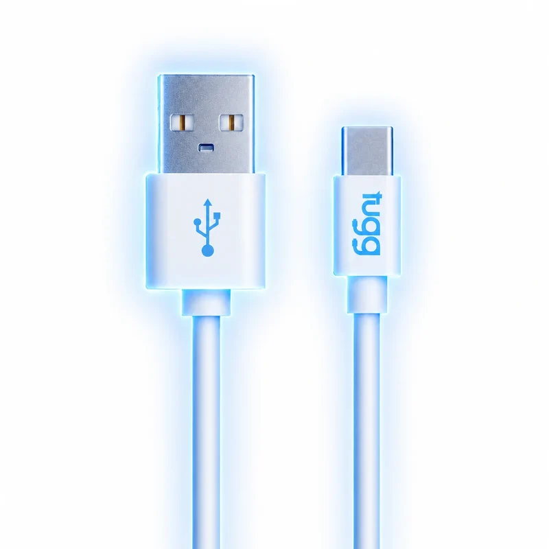 TUGG USB-A auf USB-C Ladekabel 1m Datenkabel 3A Schnellladekabel 480Mbit/s