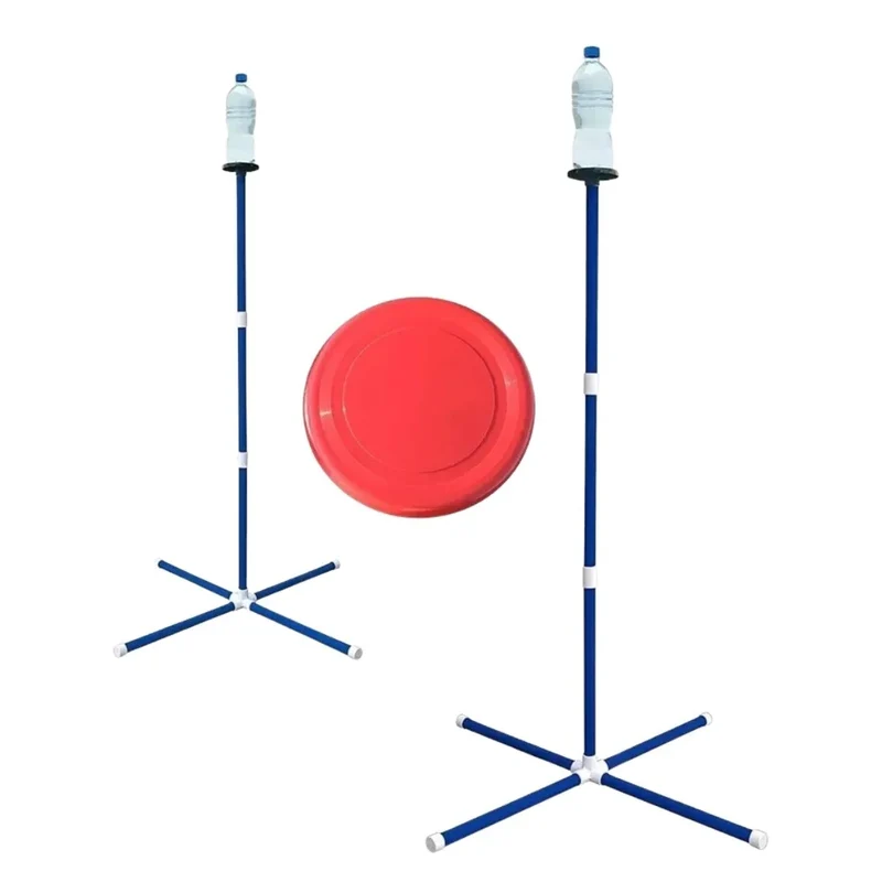Frisbee Wurfspiel Set Outdoor Gartenspiel Geschicklichkeitsspiel Familienspiel