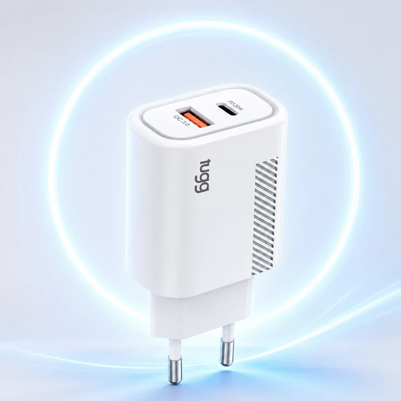 Tugg 20W USB-C PD Schnellladegerät Netzteil Dual USB USB-C & USB-A Ladegerät