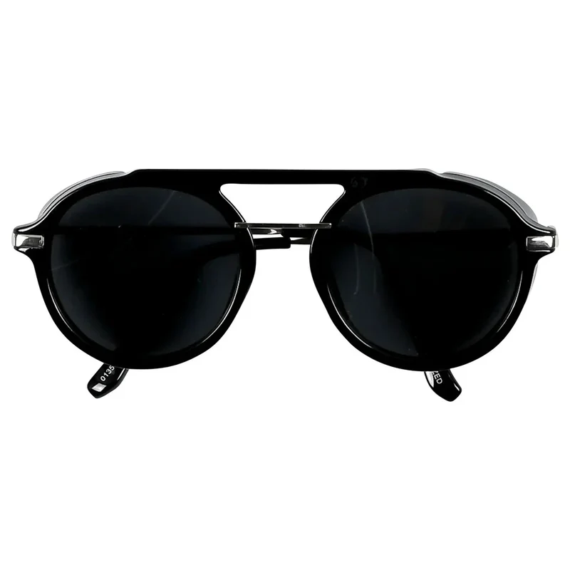 Polarisierte Sonnenbrille Herren Damen UV400 Schwarz Sportbrille Seitenschutz