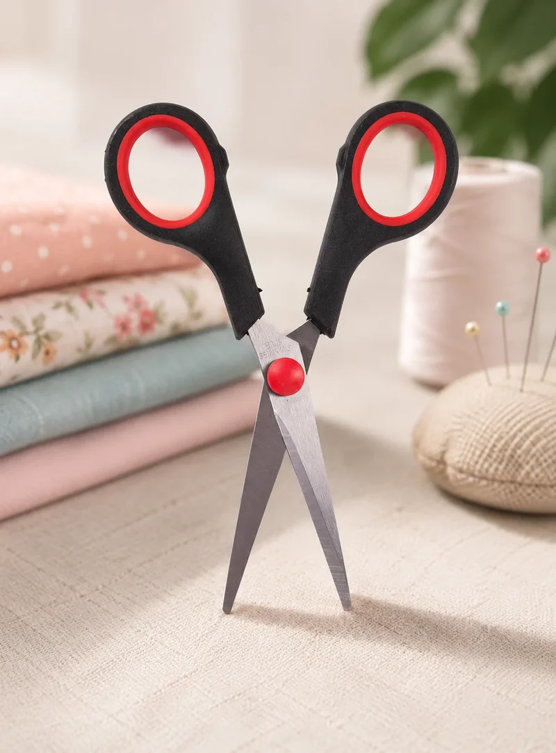 Nähschere 13cm Stoffschere Softgrip Präzisionsschere Edelstahl Bastelschere