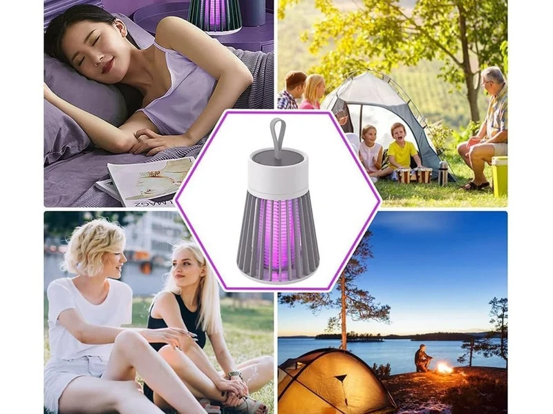 UV Insektenlampe Elektrische Insektenfalle Mückenlampe Fliegenfalle USB 3W