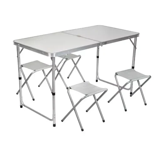 Campingtisch Klapptisch Campingset Falttisch 4 Stühle Koffertisch Outdoor