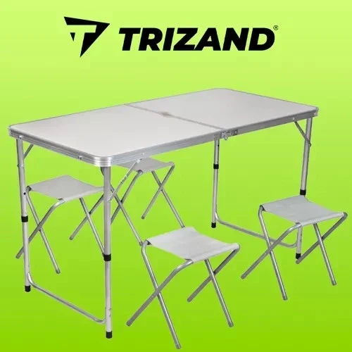 Campingtisch Klapptisch Campingset Falttisch 4 Stühle Koffertisch Outdoor